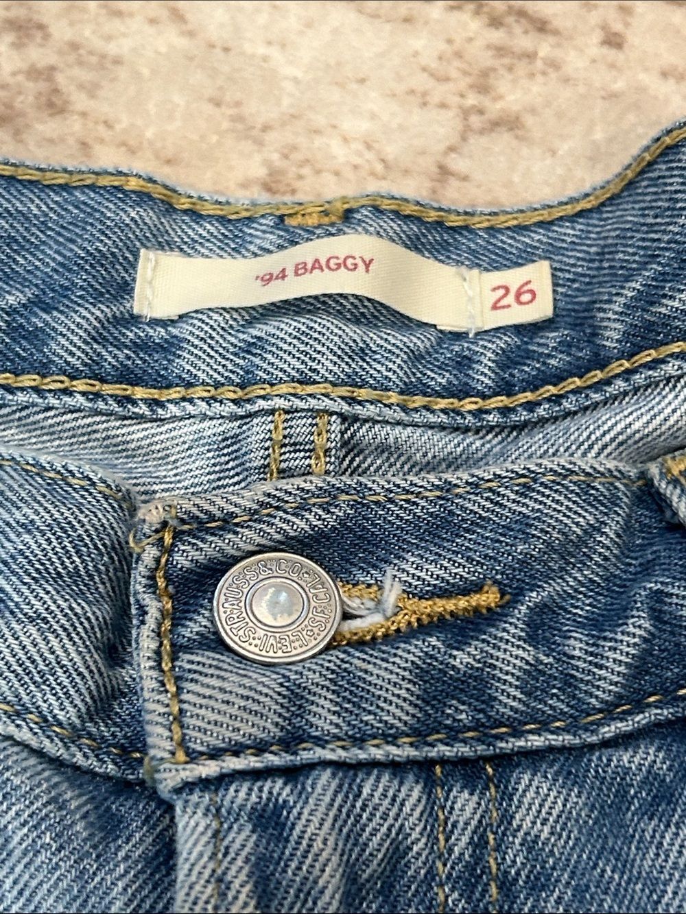 Levi’s 94 Baggy Wide Leg Jeans size 26 - Picture 5 of 8